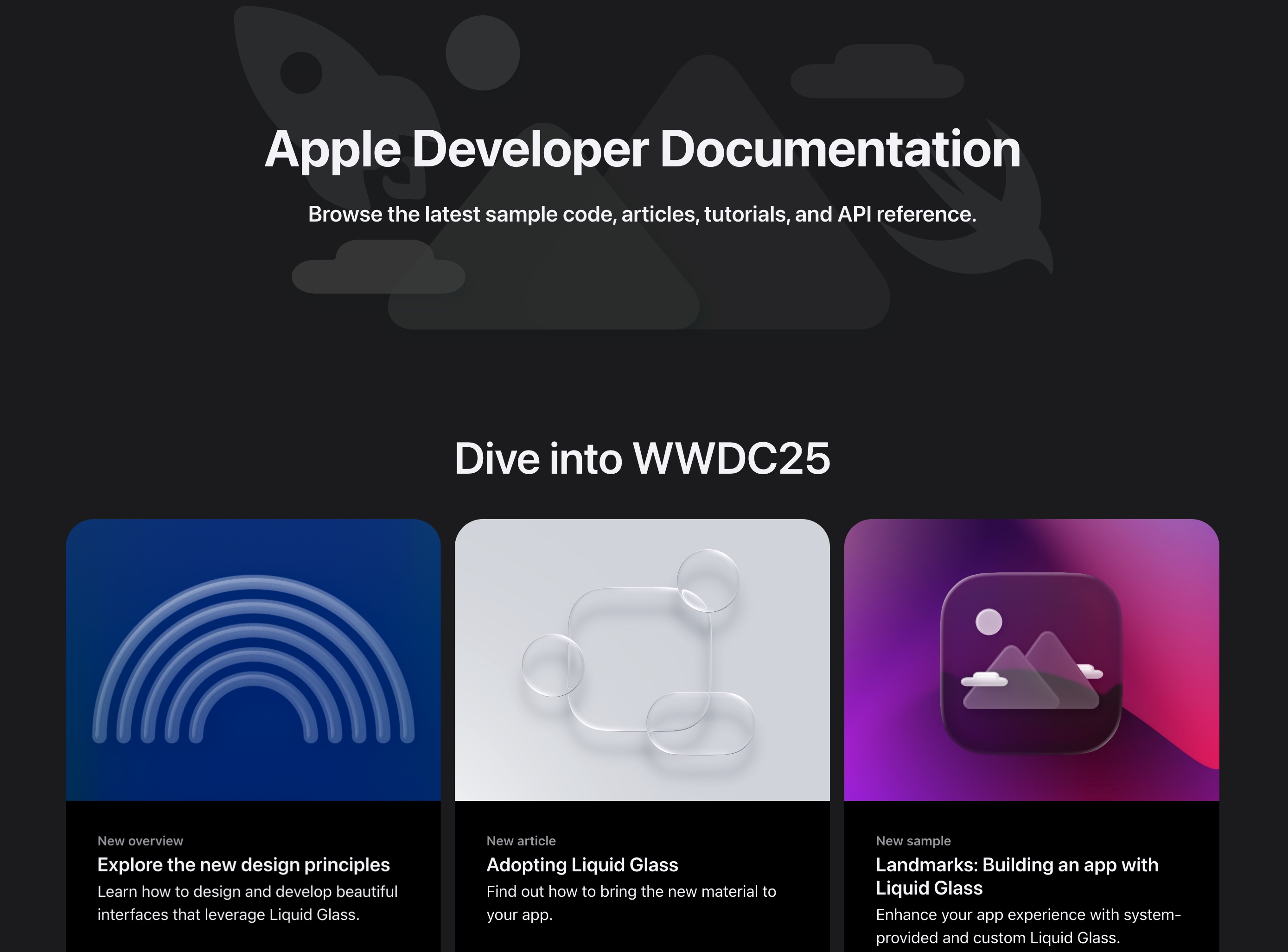 Apple Developer Documentation